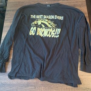 The best season ever go broncos grey t shirt size xl